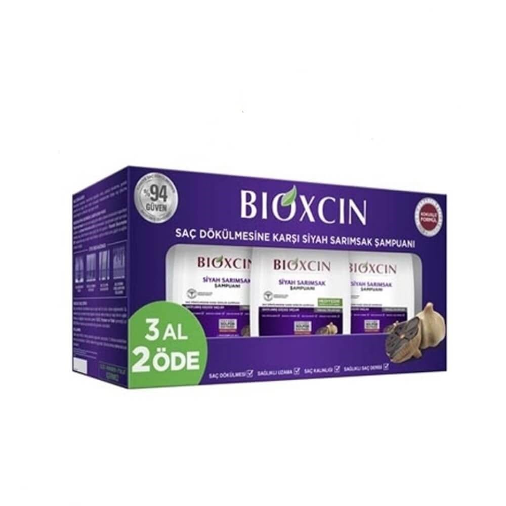 Bioxcin Black Garlic Shampoo Buy 3 Pay 2