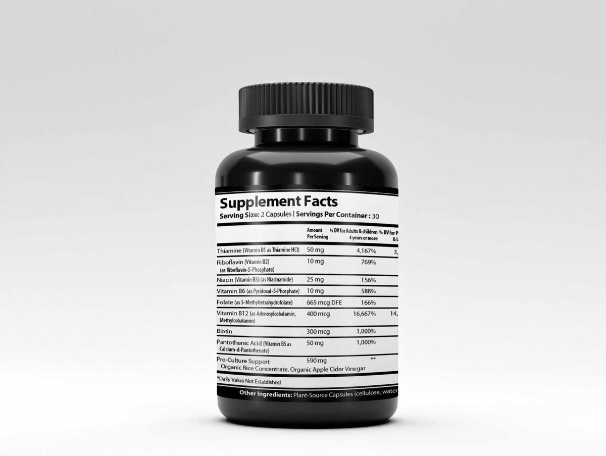 DUROGEN: Cellular Performance Complex | 60 Capsules – Activated B-Vitamins, CoQ10 & Mitochondrial Support for Recovery & Vitality