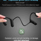 Black Bone Conduction Earphones Wireless Bluetooth 5.0 Waterproof Sports Headphones Noise Reduction Magnetic Headset With Mic Wireless Earbuds With Microphone Bluetooth Headphones Ear Control Hi-Fi Stereo Sound Earphones