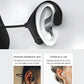 Black Bone Conduction Earphones Wireless Bluetooth 5.0 Waterproof Sports Headphones Noise Reduction Magnetic Headset With Mic Wireless Earbuds With Microphone Bluetooth Headphones Ear Control Hi-Fi Stereo Sound Earphones