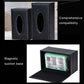 Black Faux Leather Car Tissue Box Cover