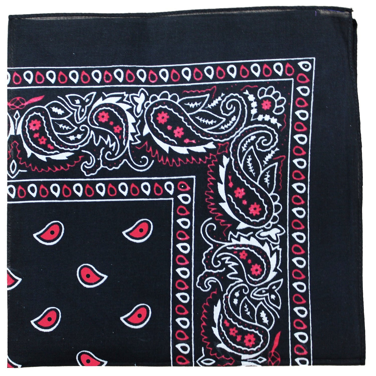 Pack of 18 XL Oversized 27 Inches Cotton Paisley Bandanas