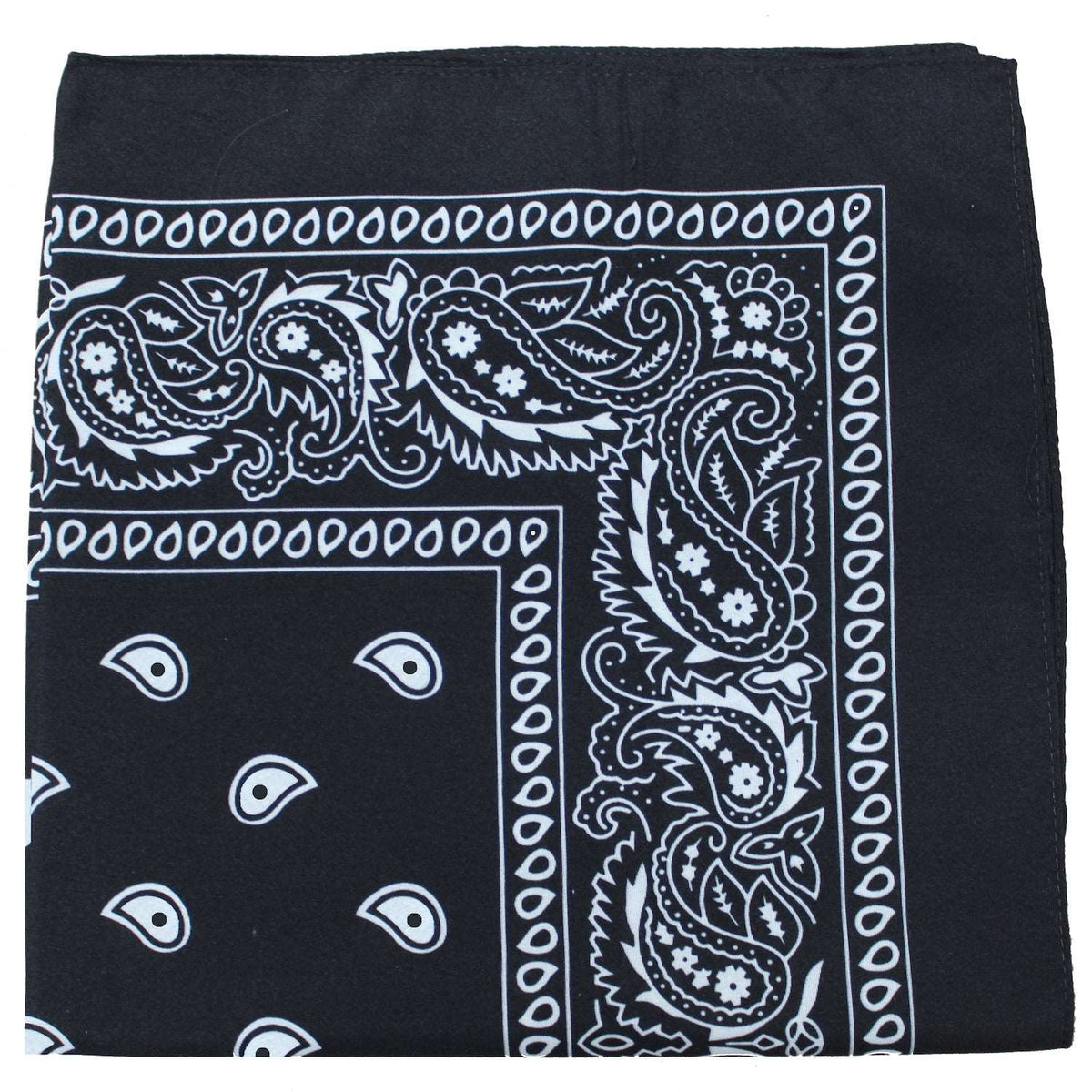 18 Pack 22 Inch Regular Size Polyester Paisley Bandanas