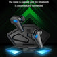 Bluetooth 5.0 Gaming Headset Workout Music Earphones Earbuds With Mic Bass Audio Quality Sound Wireless Headphones Sports Headphones Wearable Sweatproof Easy Pairing Headset For Sport Black