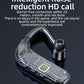 Bluetooth Headset Wireless Earpiece Bluetooth 5.0 Earphones Elegant Business Over Ear Headphones Noise Isolating Wireless Ergonomic Earbuds For Clear Calls Stereo Office Headset With Mic Black