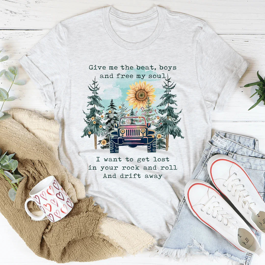 Boho Jeep Floral Graphic T-Shirt – Vintage Off-Road Adventure Tee