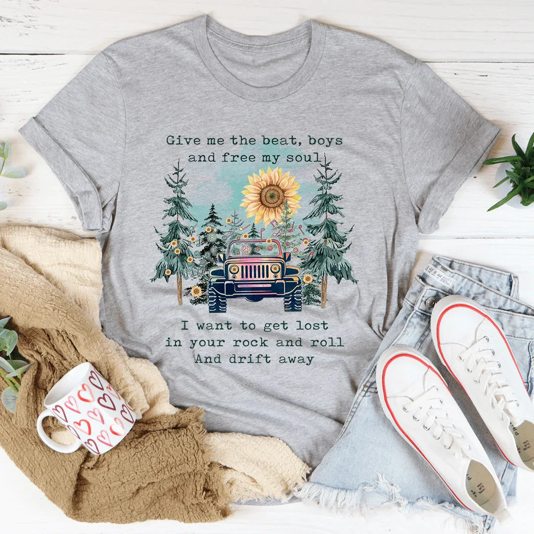 Boho Jeep Floral Graphic T-Shirt – Vintage Off-Road Adventure Tee