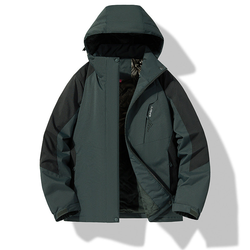 Thick Warm Cotton-padded Jacket Windproof And Waterproof