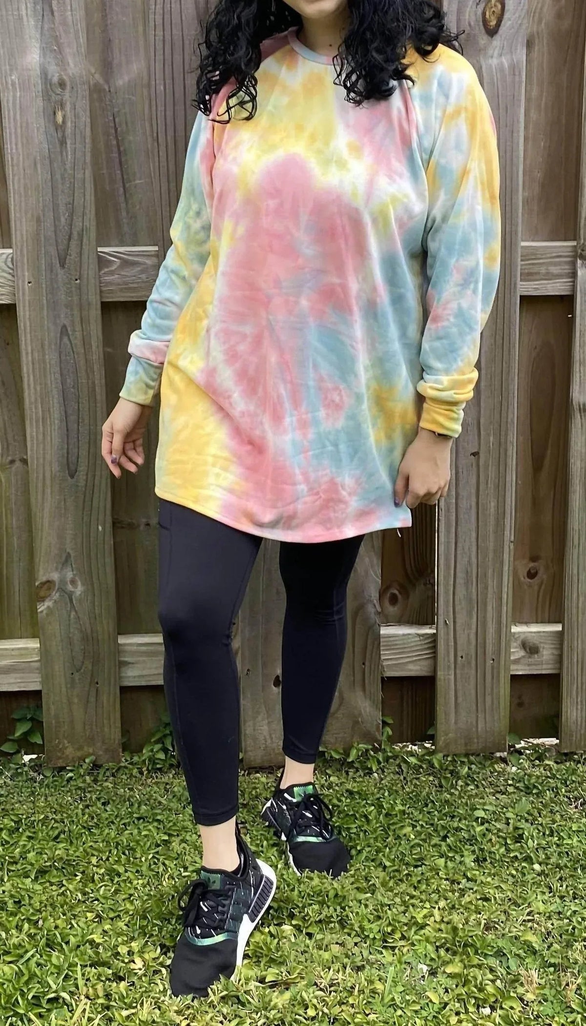 Tie Dye Raglan Tunic