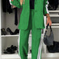 Women’s Elegant Solid Color Suit Set