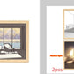 Illuminated Picture LED Decorative Light Painting Bedside Picture Style Creative Modern Simulate Sunshine Drawing Night Light Gift