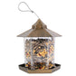 Hanging Gazebo Wild Bird Feeder Outdoor Bird Seed Station with Large Capacity 6 Feeder Ports for Garden Patio Park Weatherproof Easy To Refill