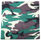 6 Pack Polyester Bandanas Solid Colors 22 Inch Regular Size