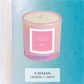 Iridescent Pink Candle