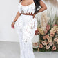 See Through Loose Pants Set