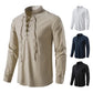 Men's Cotton Linen Tee Shirt