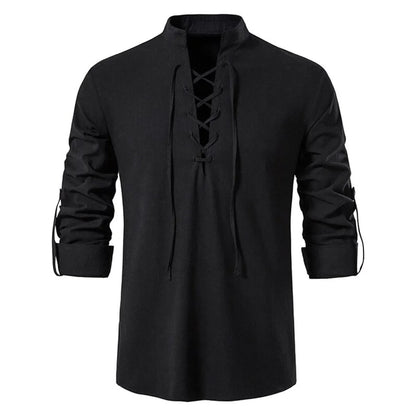 Men's Cotton Linen Tee Shirt