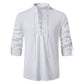 Men's Cotton Linen Tee Shirt