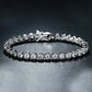 Crown Tennis Bracelet Made with Swarovski Elements