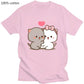 Cute Peach Cat T-Shirt
