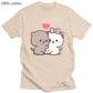 Cute Peach Cat T-Shirt
