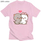Cute Peach Cat T-Shirt