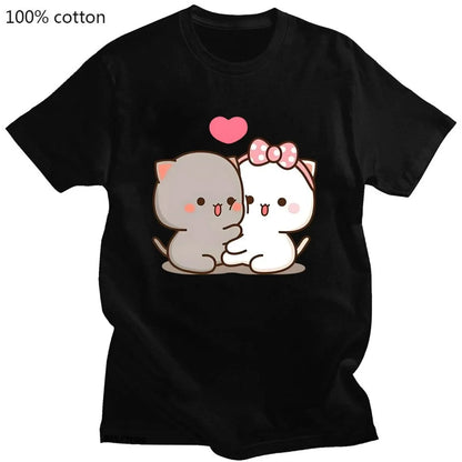 Cute Peach Cat T-Shirt