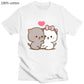 Cute Peach Cat T-Shirt