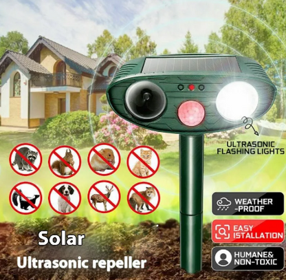 Solar-powered Animal Repeller