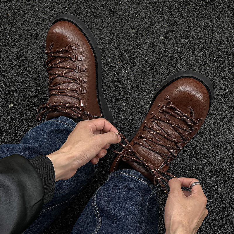 British-style Men's Shoes, Edgy And Stylish Leather Shoes For Men
