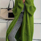 Autumn And Winter Long Sweater Women's Loose All-matching Base Long-sleeved Knitted Cardigan