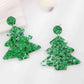 Christmas Tree Acrylic Earrings