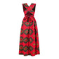 African Print Irregular Dress with Versatility