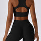 Moderate Support Racerback Tank with Cutout Detail