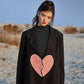 Broken heart oversized blazer