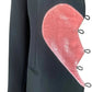 Broken heart oversized blazer