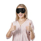 Cordless Heated Eye Mask Silk Sleep Eye