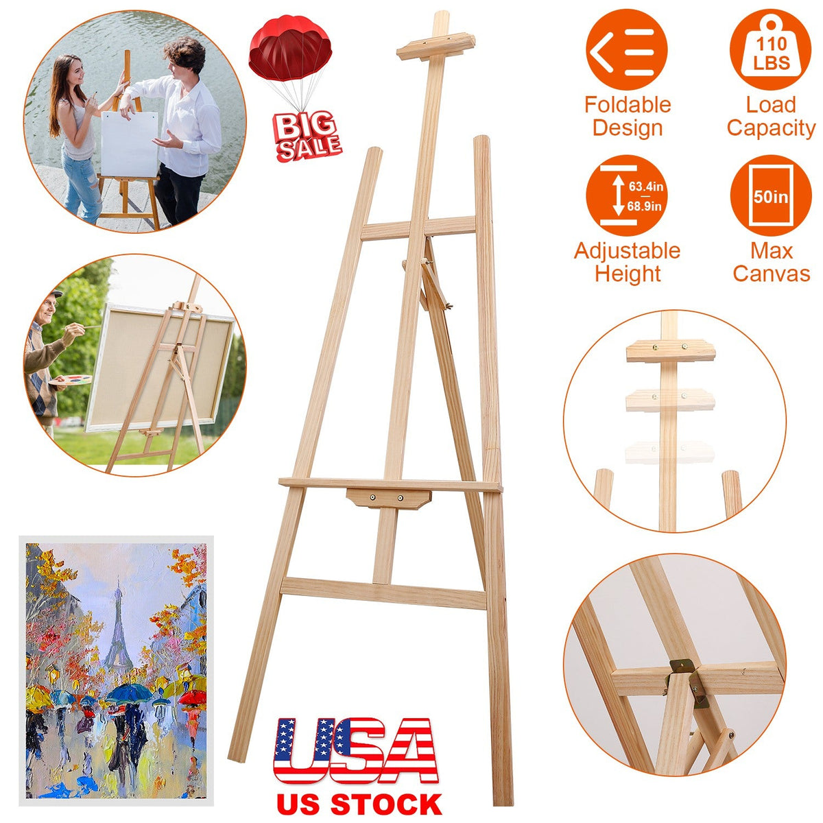 GBruno Painting Easel Stand