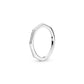 White Copper Plating Fashion Multilateral Ring