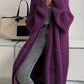Autumn And Winter Long Sweater Women's Loose All-matching Base Long-sleeved Knitted Cardigan