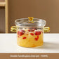 Household Borosilicate Glass Stew Pot With Measurement Scale