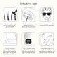 Laser Hair Removal 900,000 Flashes 5 Gears IPL Laser Epilator Hair Removal Device for Armpits Legs Arms Bikini Line LCD Display Hair Remover