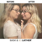 Bask & Lather Scalp Stimulator Hair Growth Oil, Cold Pressed Mint and Rosemary Blend with Grapeseed for Hair Growth, Organic Natural Leave in, All Hair...