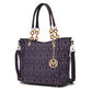 MKF Collection Kissaten Milan M Signature Tote Handbag by Mia k