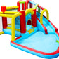 7-in-1 Inflatable Water Slide Bounce House with Pool