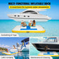 8x5 ft Inflatable Floating Dock Platform with Electric Air Pump