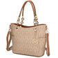 MKF Collection Kissaten Milan M Signature Tote Handbag by Mia k