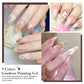 Limegirl Gradient Painting Gel, 9 Bright Colors Ombre GelNail Polish for Pigment Pat Nails Nails French ManicureSoak Off UV Set