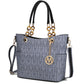 MKF Collection Kissaten Milan M Signature Tote Handbag by Mia k