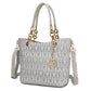 MKF Collection Kissaten Milan M Signature Tote Handbag by Mia k